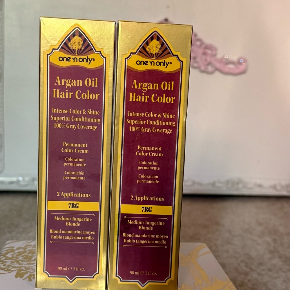 Argan Oil Hair Color - Medium Tangerine Blonde